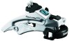 SHIMANO Umwerfer Tourney FDTX800 silber | Top Swing Schelle | Ausführung: 63-66 Grad | 7/8-fach | Dual Pull