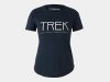 Trek Shirt Trek Stick Logo Tee Women M Navy